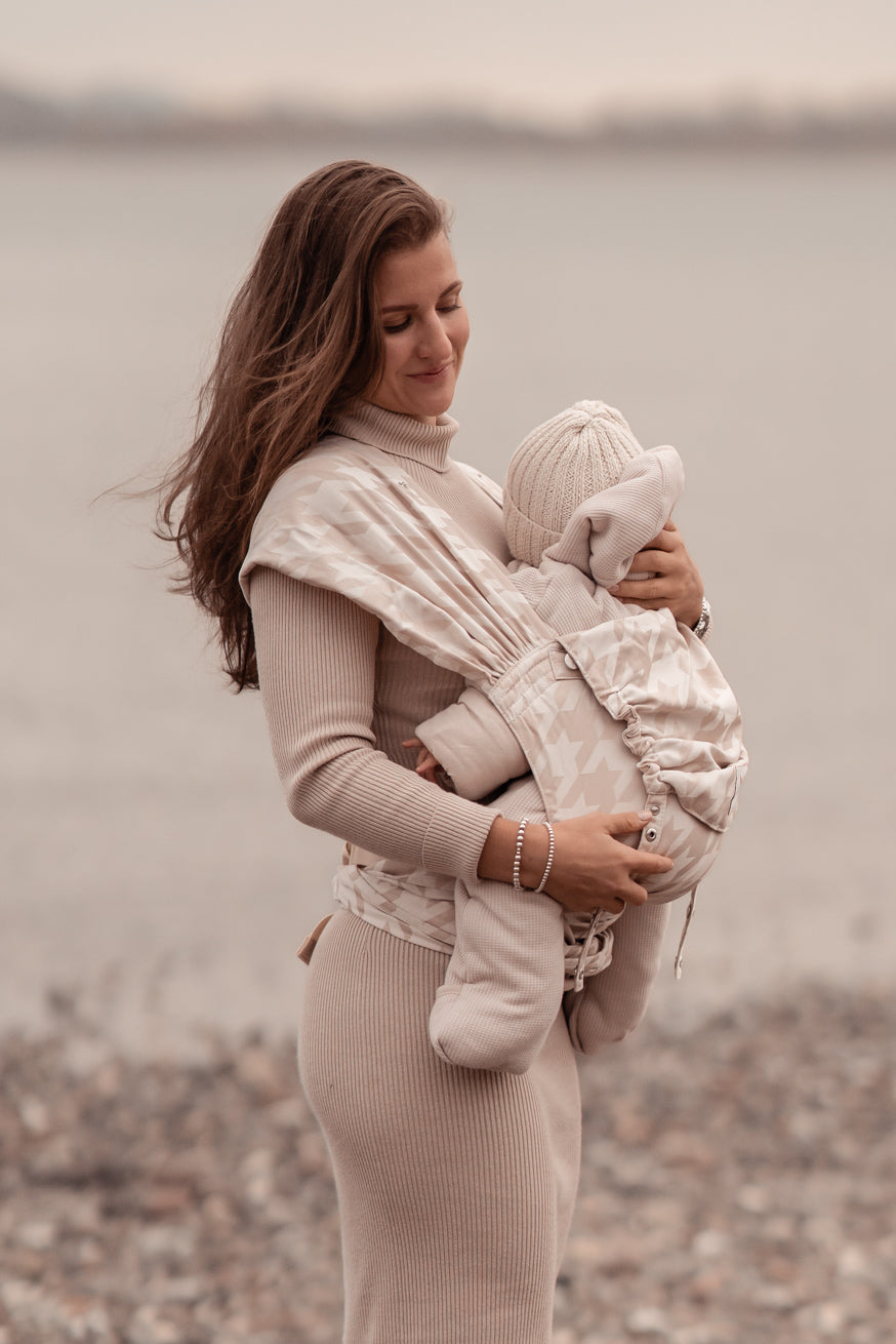 Bebek taşıyıcısı WrapStar Houndstooth Campiano
