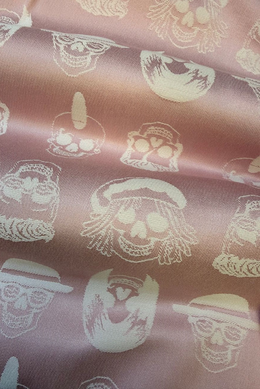 Τσάντα Hipster Skulls rose