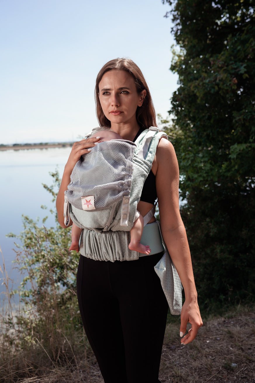 Babytrage Flip Performance Air Heart2Heart Mint - KOKADI