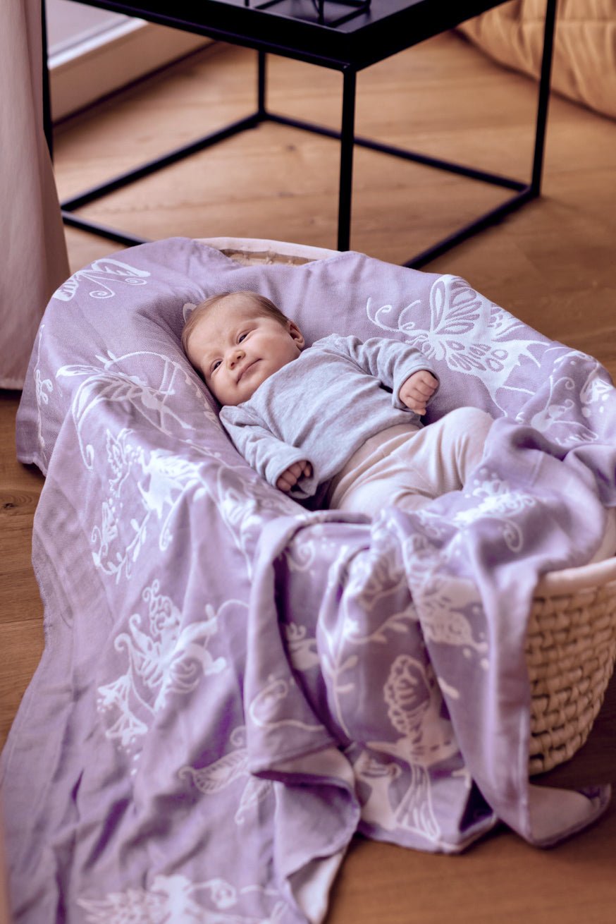 Manta de peluche Butterfly Sue - KOKADI