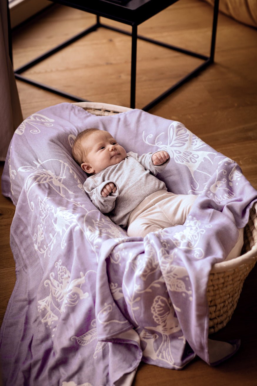 Manta de peluche Butterfly Sue - KOKADI