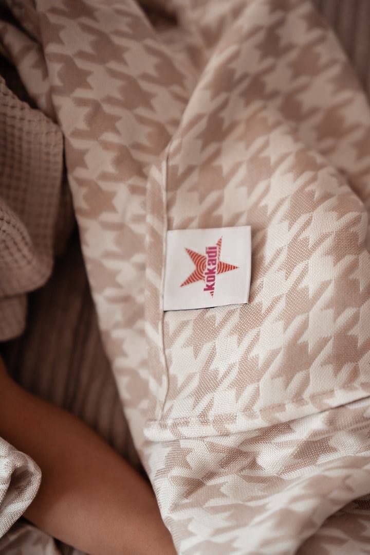 Manta de peluche Pata de Gallo Campiano - KOKADI