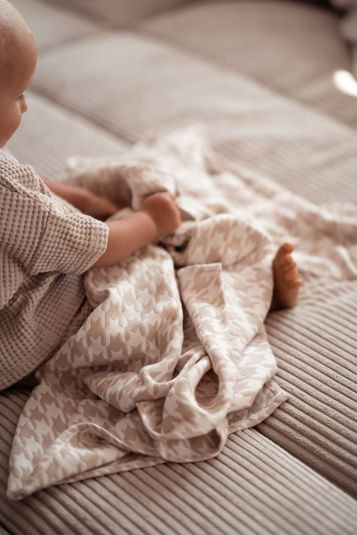 Pehmoinen peitto Houndstooth Campiano - KOKADI