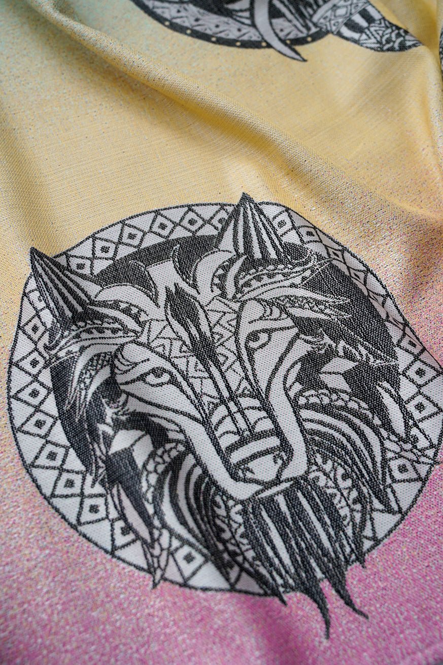 Minihipsterilaukku Wild Mandala Wolf - KOKADI