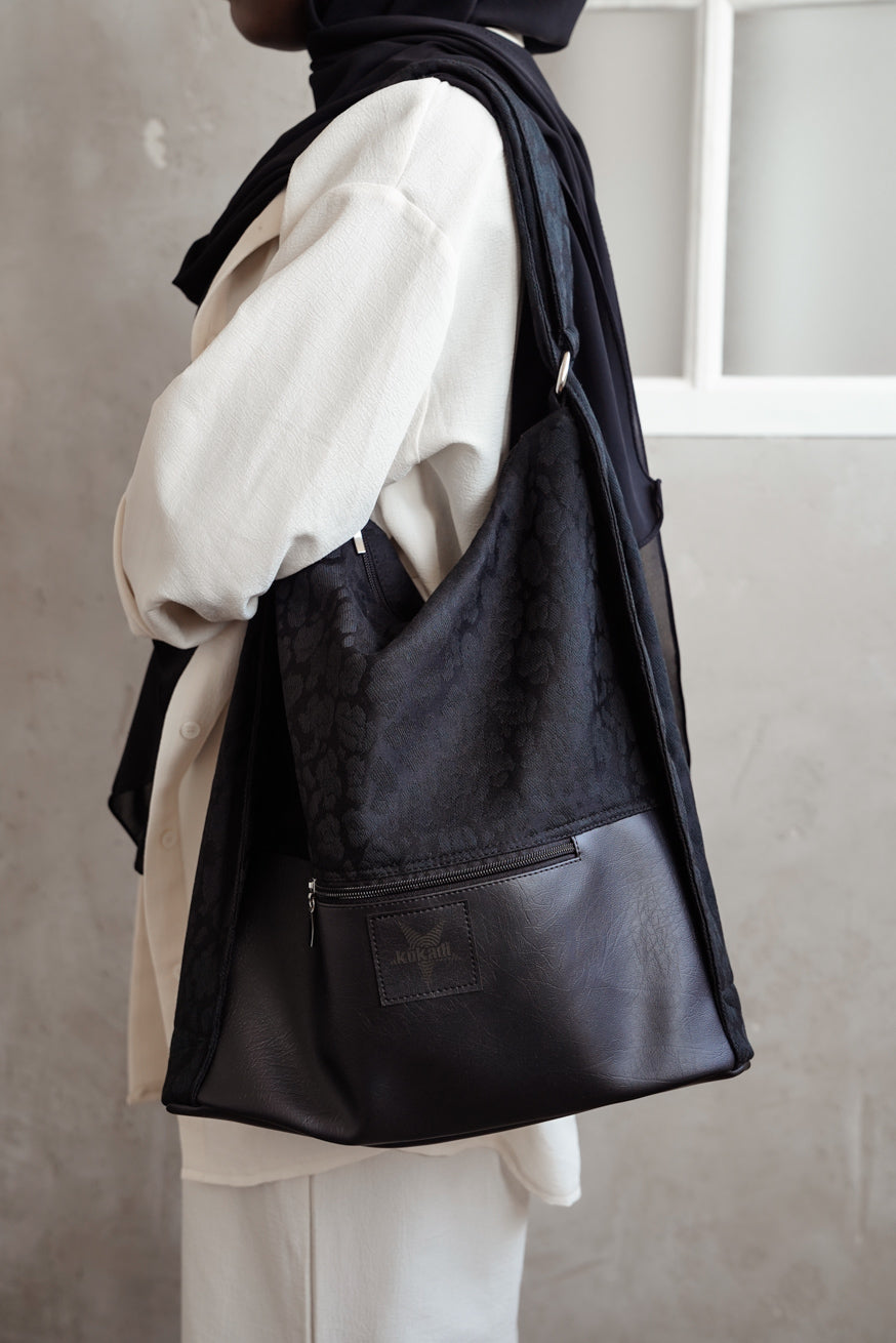 Safari siyah güzellik sırt çantası