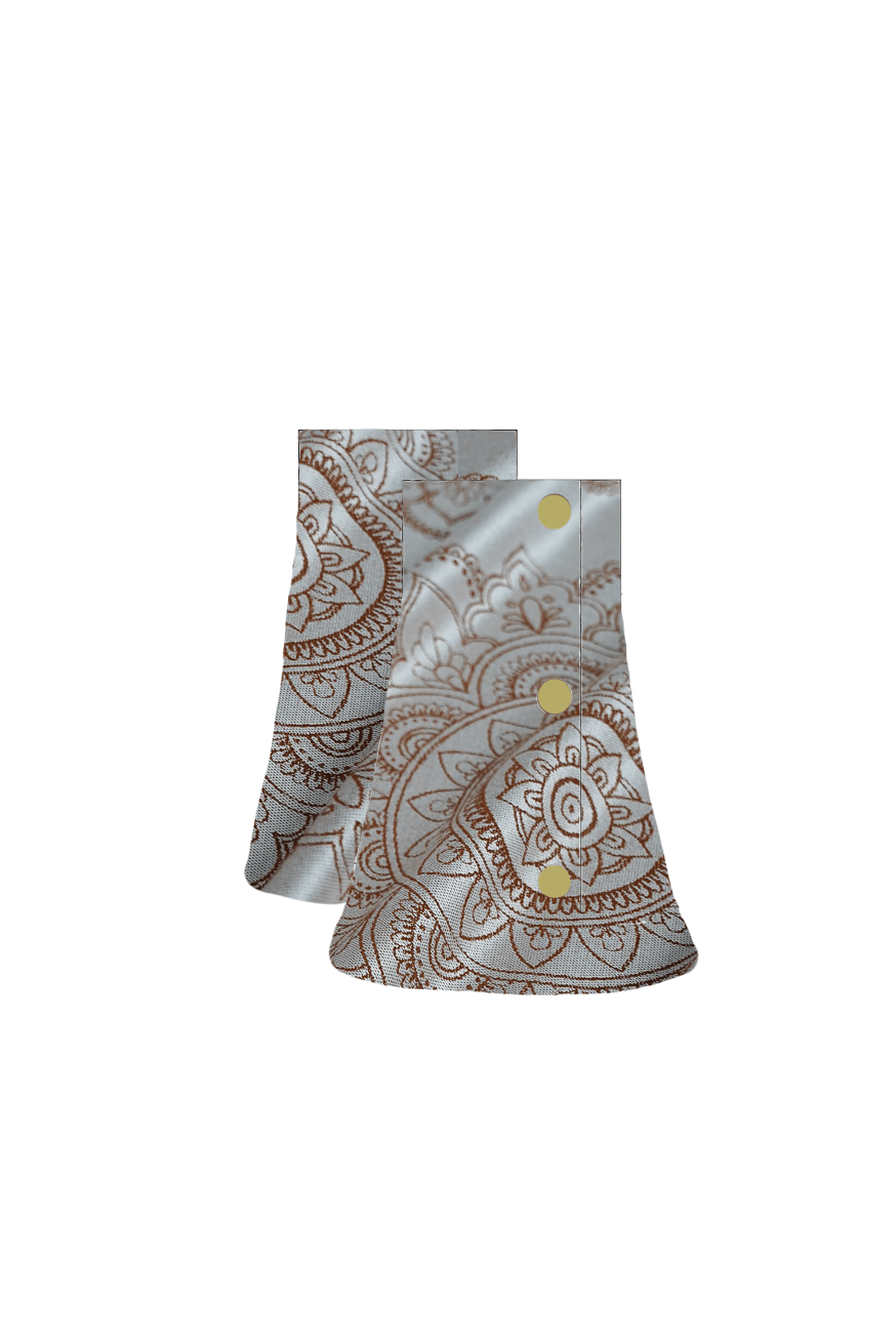 Shoulder strap protector Mandala Latte Macchiato x Bamboo - KOKADI