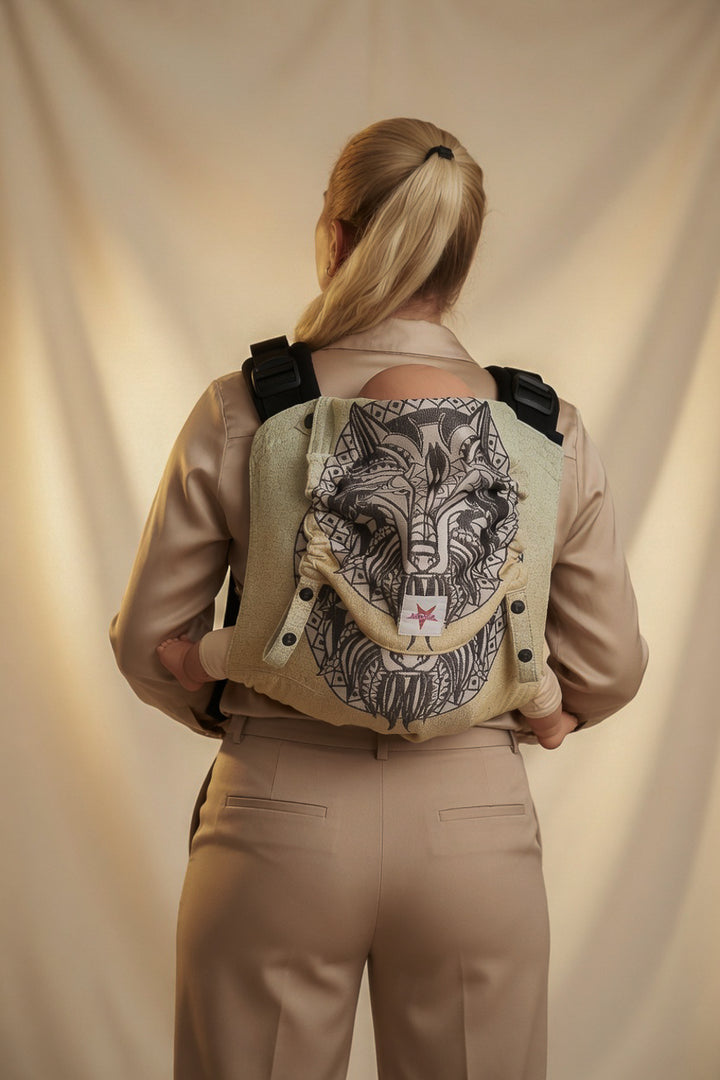 Onbu Lobo mandala salvaje