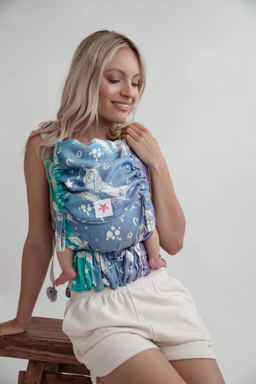 Porte-Bébé Flip Plumes Milla - KOKADI