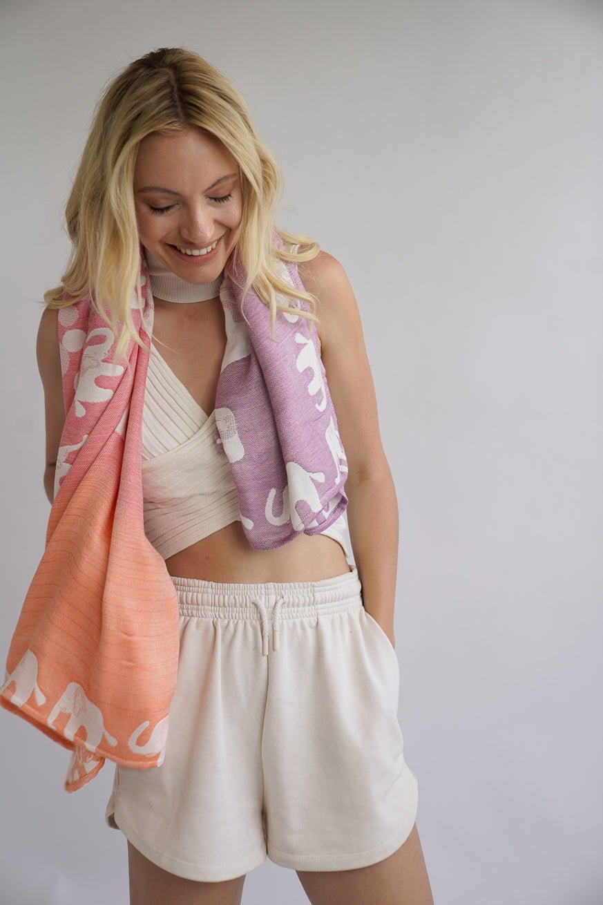 Manta de peluche Elephant Parade Ella - KOKADI