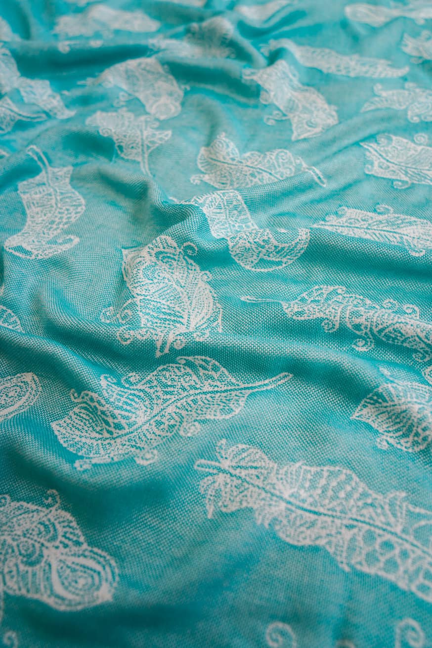 Pehmopyyhe mandala höyhenet Alexandra - KOKADI