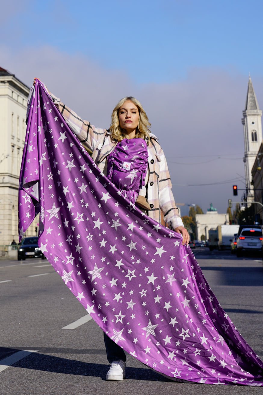 Wrap Purple Rain Stars - KOKADI
