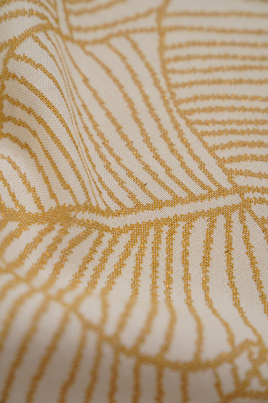 Bebek battaniye altın yaprak